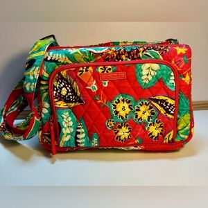 Vera Bradley Floral Crossbody Convert to Shoulder Bag